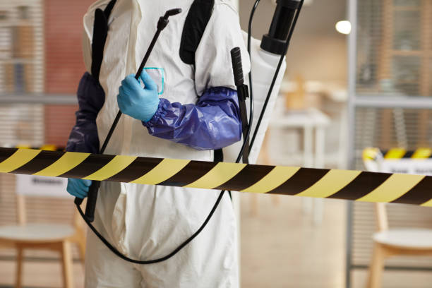 Professional Biohazard Cleanup technician working in Novato, CA
